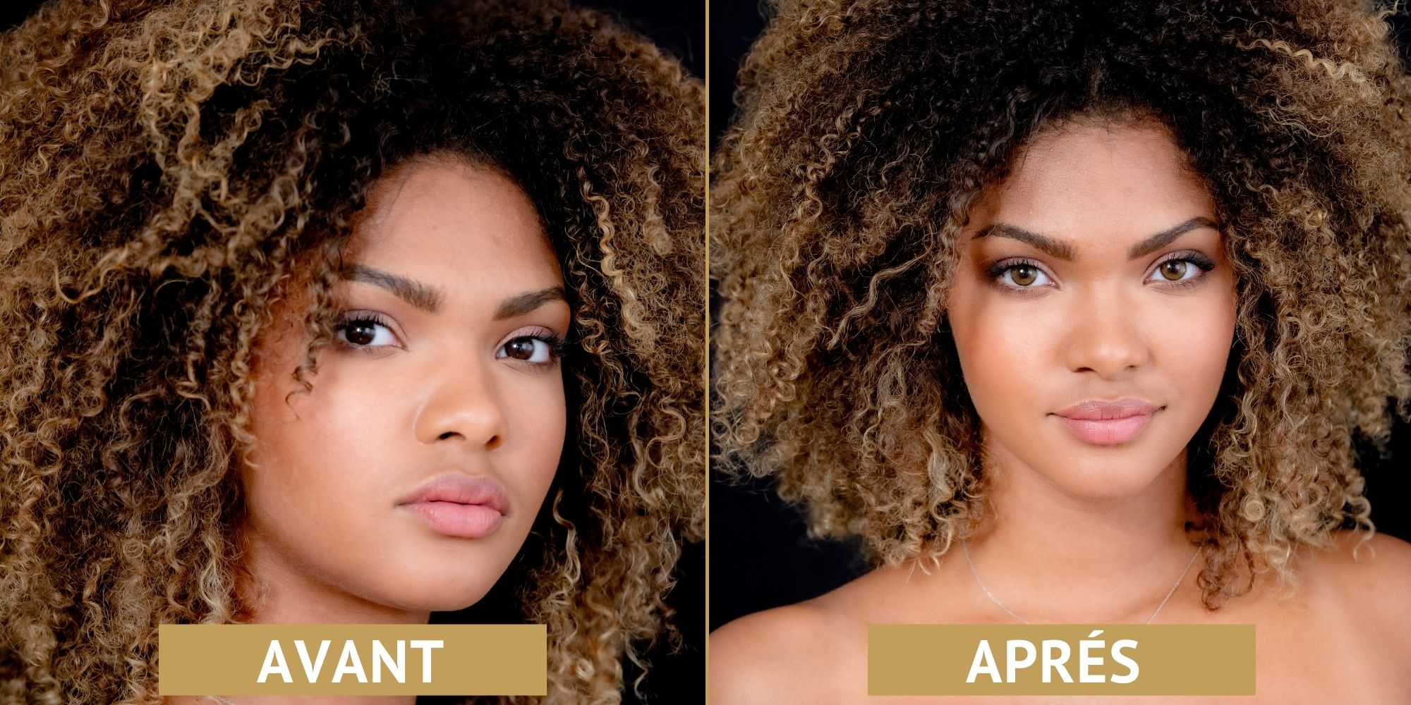 Avant/Après : Lentilles Marron pour Yeux Foncés - Obsession Paris