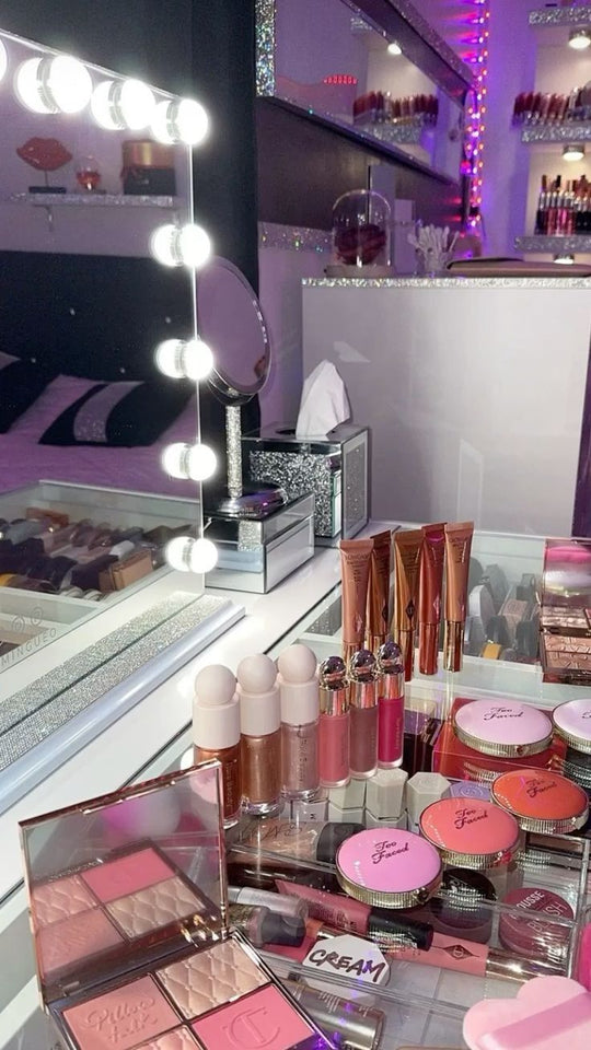 maquillage et lentilles de couleur