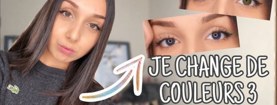 lentilles de contact couleur