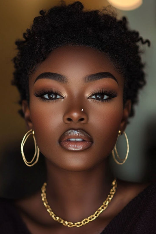 maquillage et lentilles