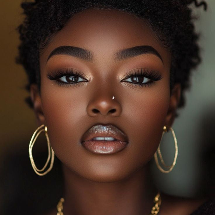 maquillage et lentilles