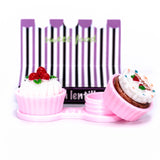 Étui de Transport pour Lentilles Cupcake Rose Love