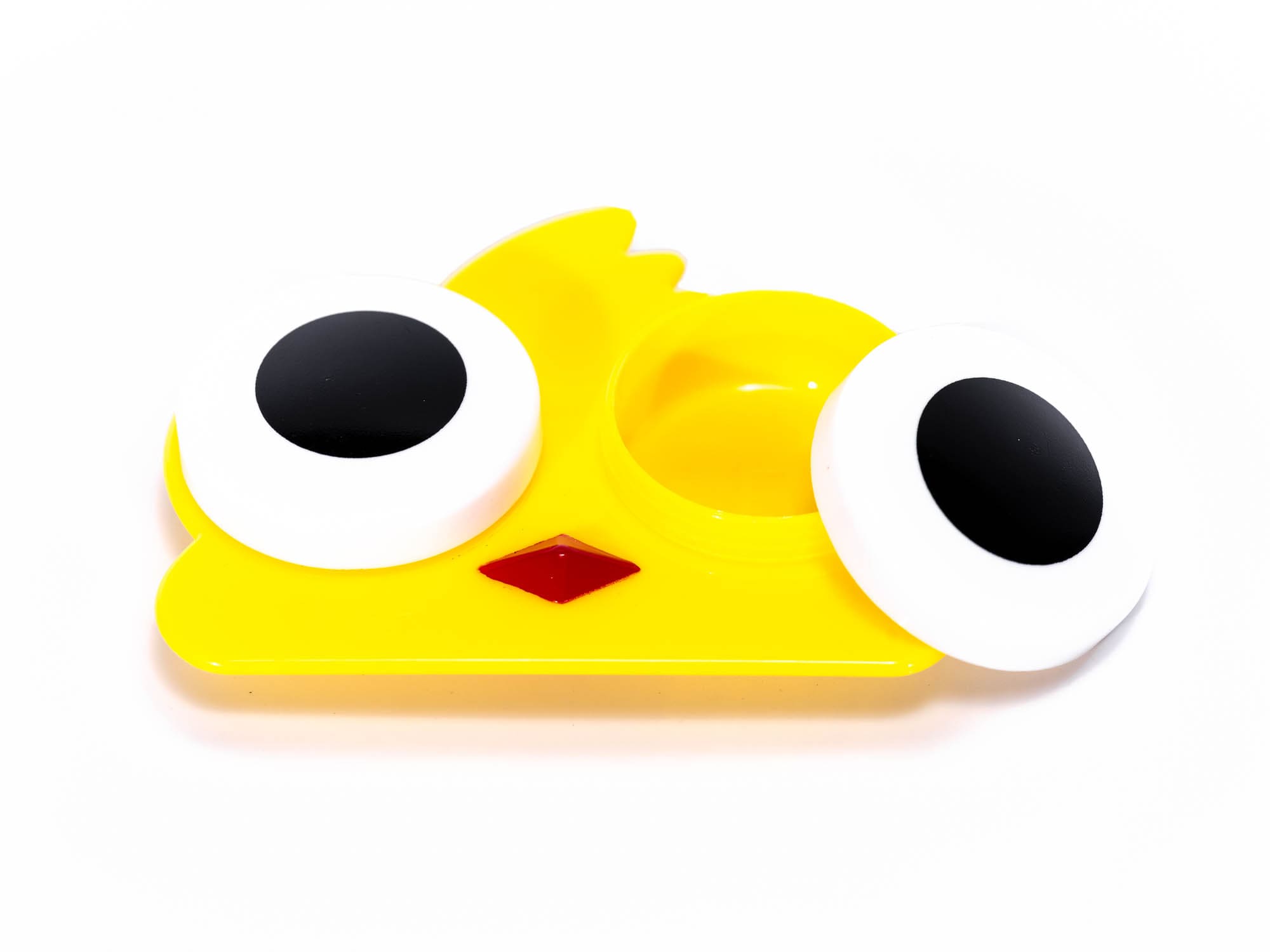 etui jaune fantaisie pour lentilles de contact