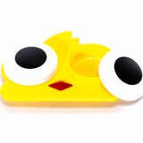 etui jaune fantaisie pour lentilles de contact