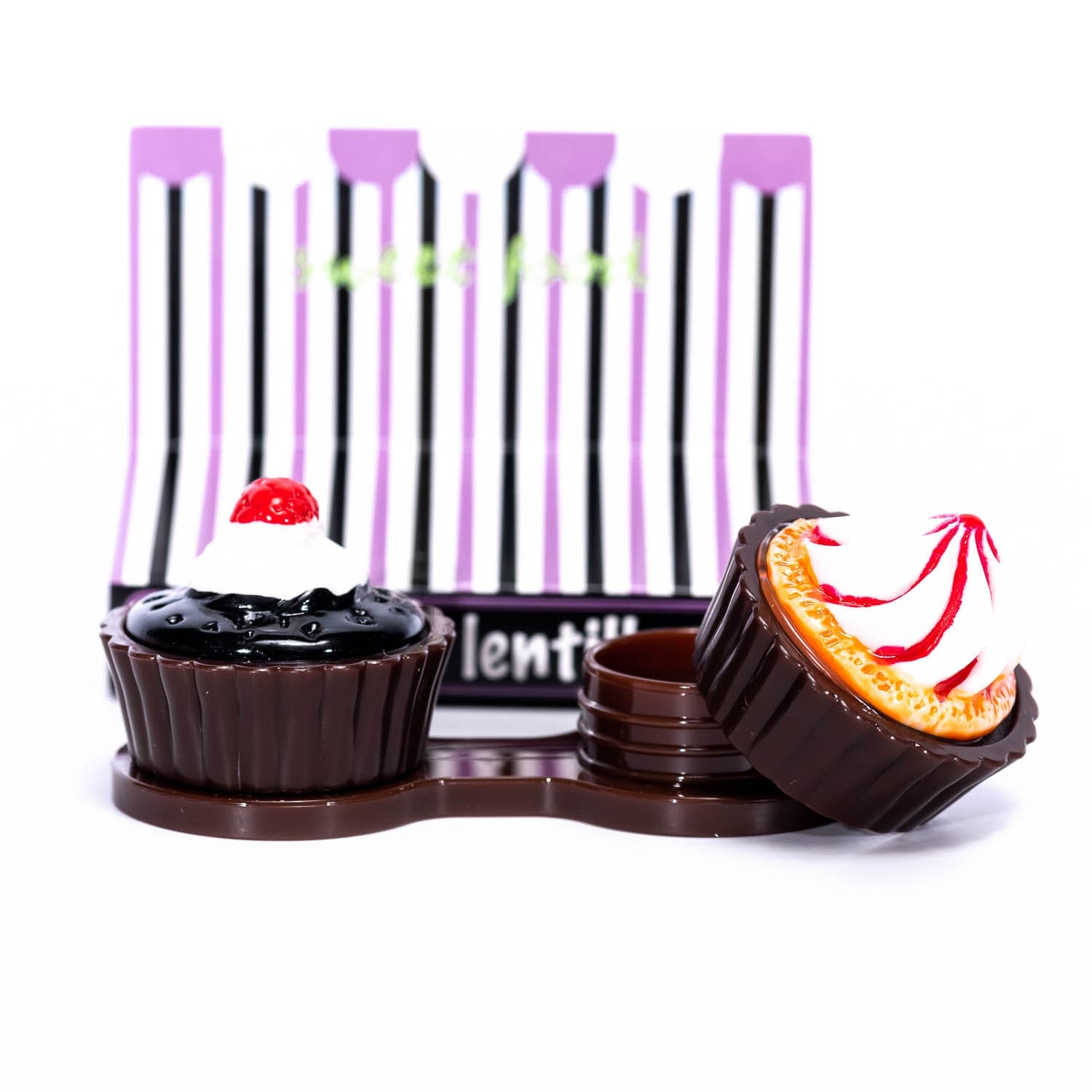 étui pour lentilles de contact