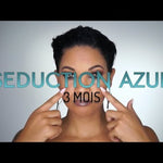 lentilles de couleur bleues