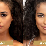 lentilles noisette pour les yeux foncés