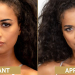 lentilles grises pour les yeux marron