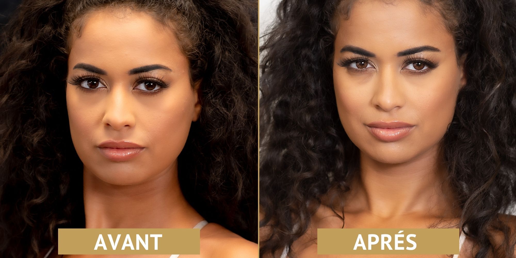 lentilles marron pour les yeux foncés