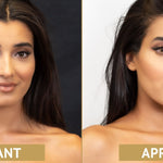 lentilles noisette pour les yeux foncés