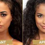 lentilles vertes pour les yeux foncés