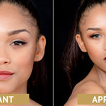 lentilles vertes pour les yeux foncés