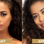 lentilles vertes pour les yeux foncés